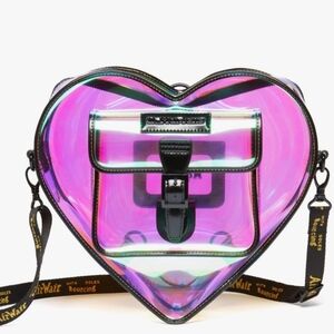 Dr Martens Transparent Heart-Shaped Backpack Crossbody Bag